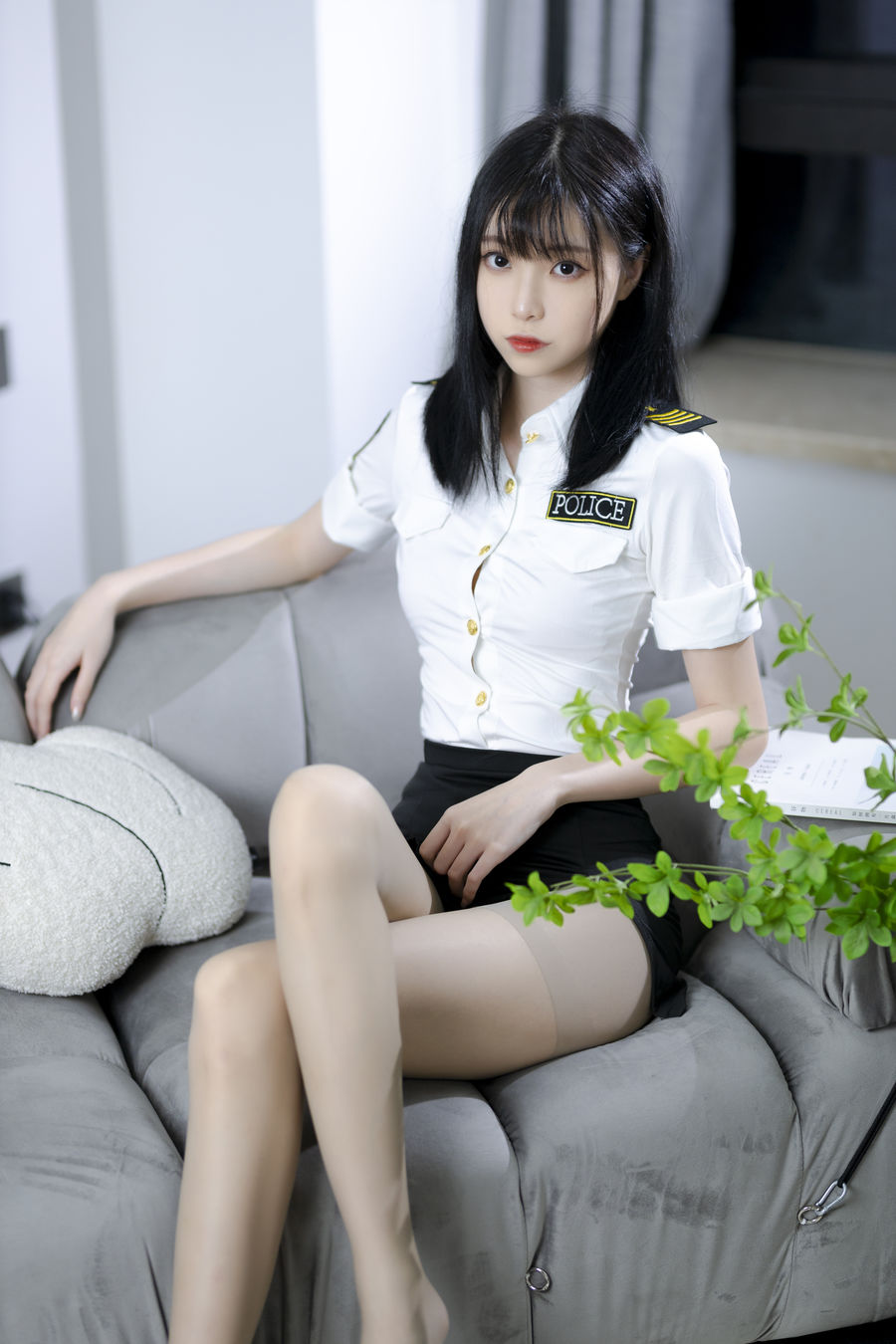 许岚LAN-No.007-灰丝制服 [40P]