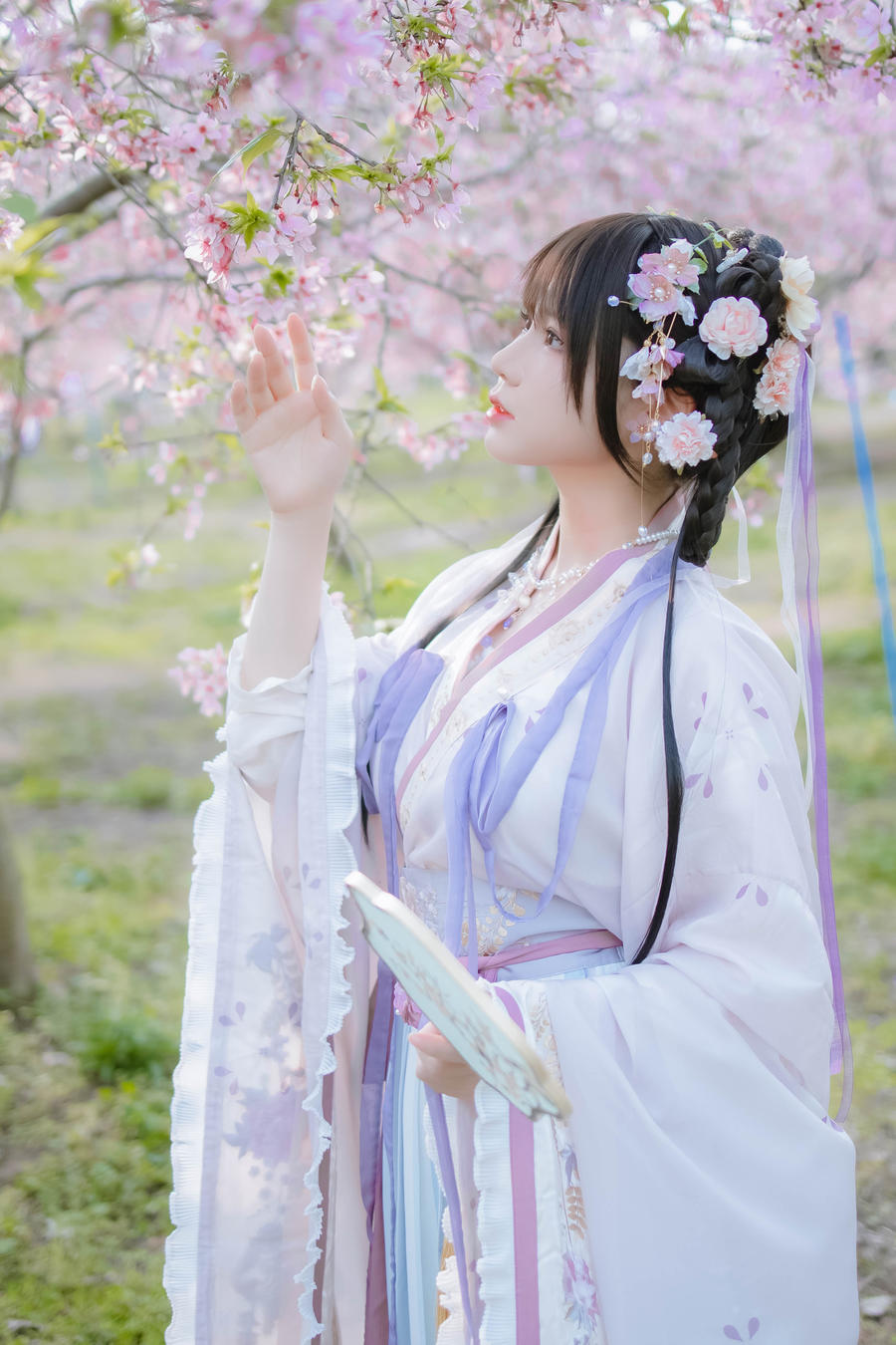 Nyako喵子-No.043-樱花汉服 花神祈愿 [52P]