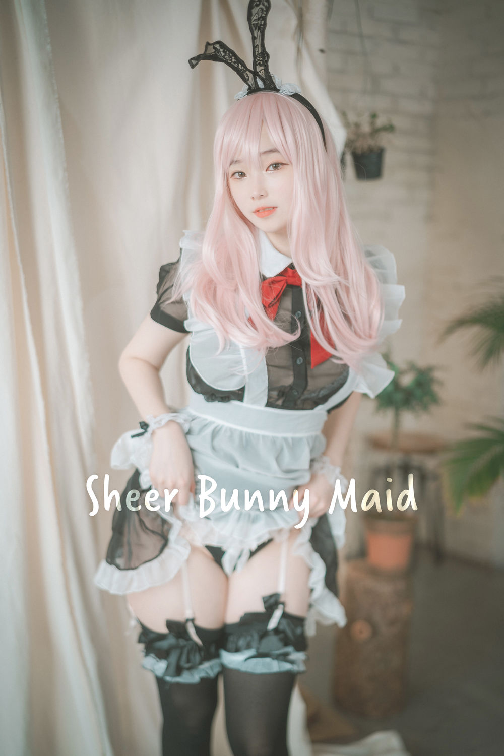 Bambi(밤비)-No.064-[DJAWA] Sheer Bunny Maid [51P]