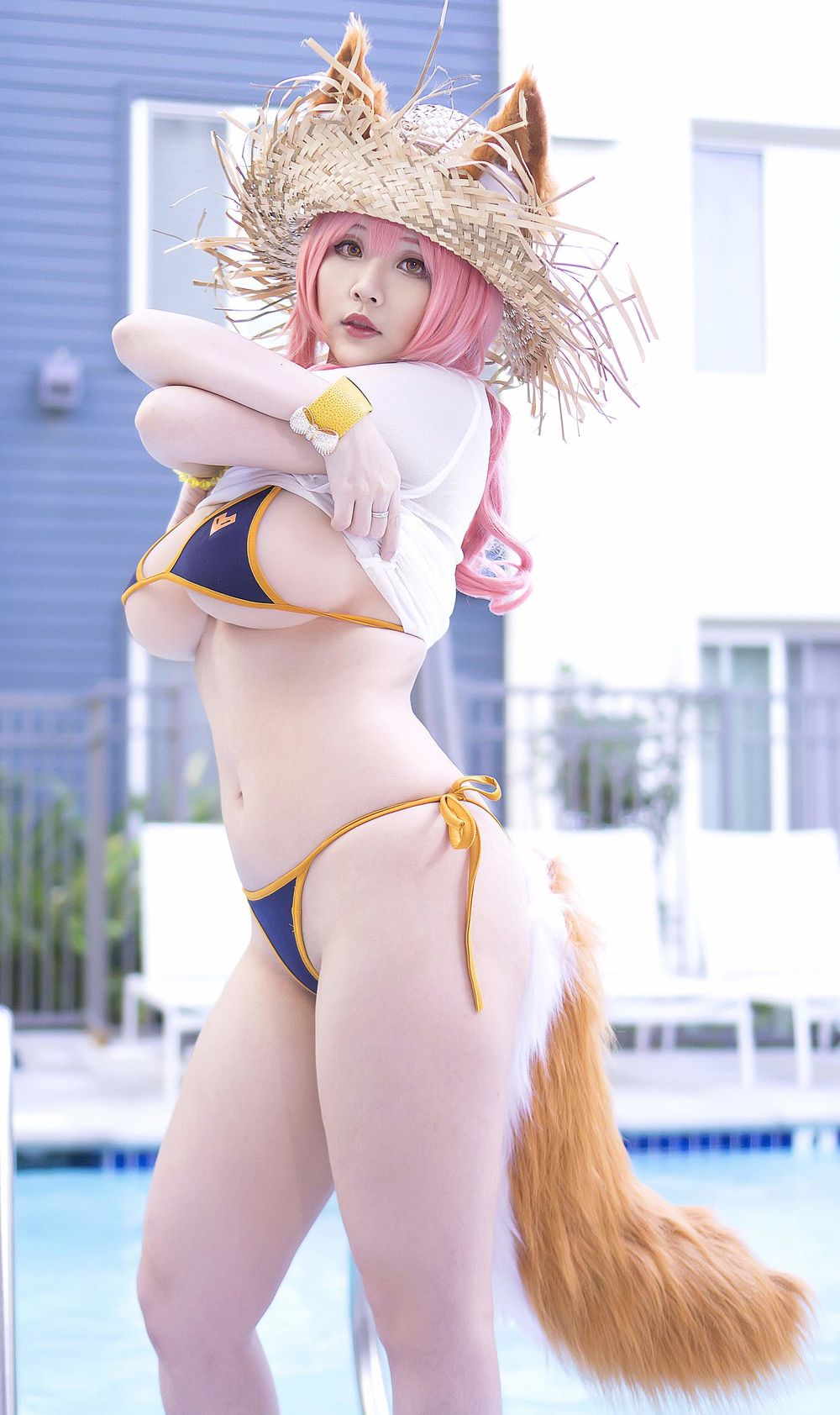 Hana Bunny-No.032-Tamamo Bikini (Fate Grand Order) [9P]