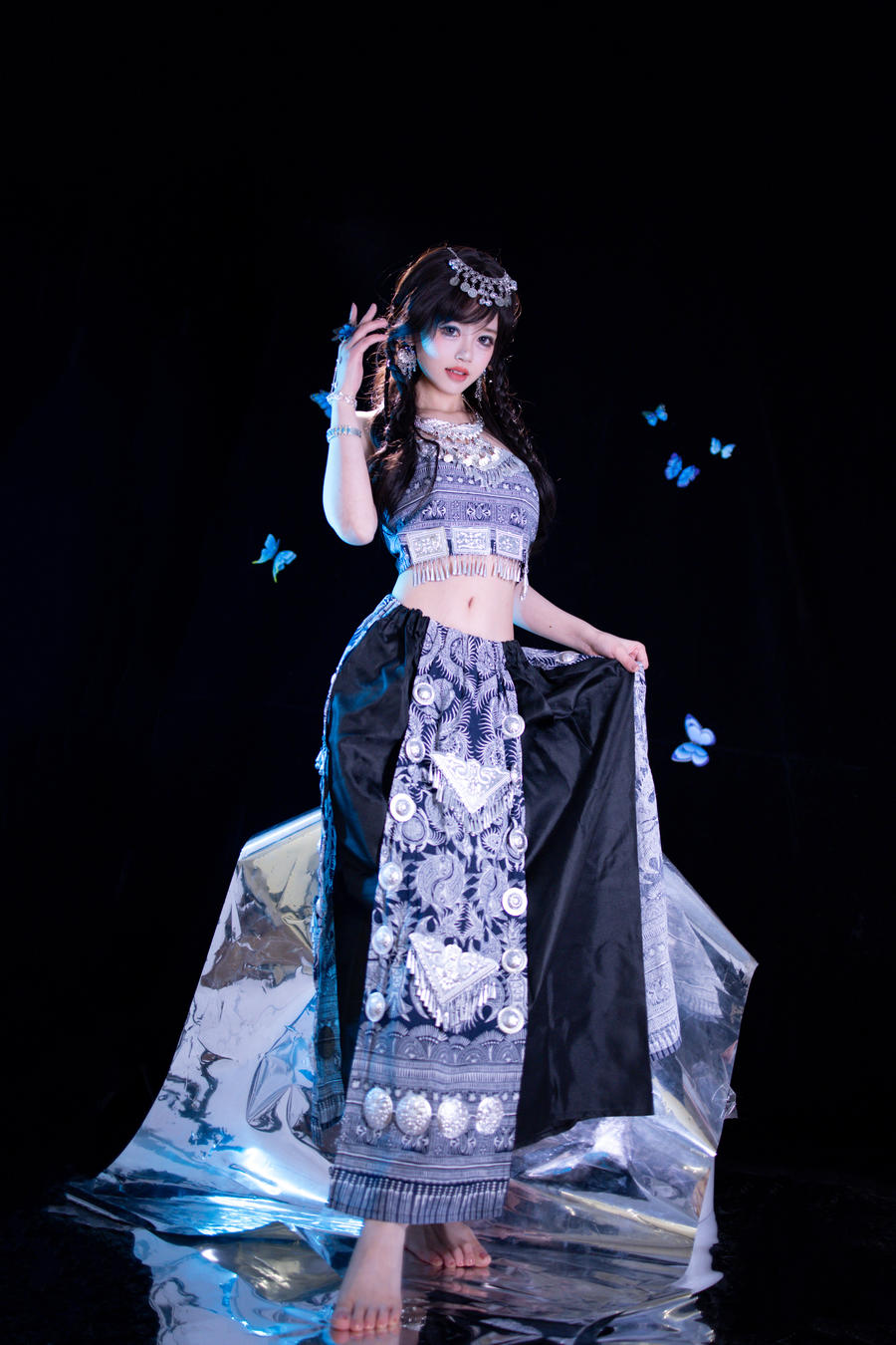 星黛鹿鹿i(千反田鹿子)-No.009 – 苗疆蓝蝶 [30P]