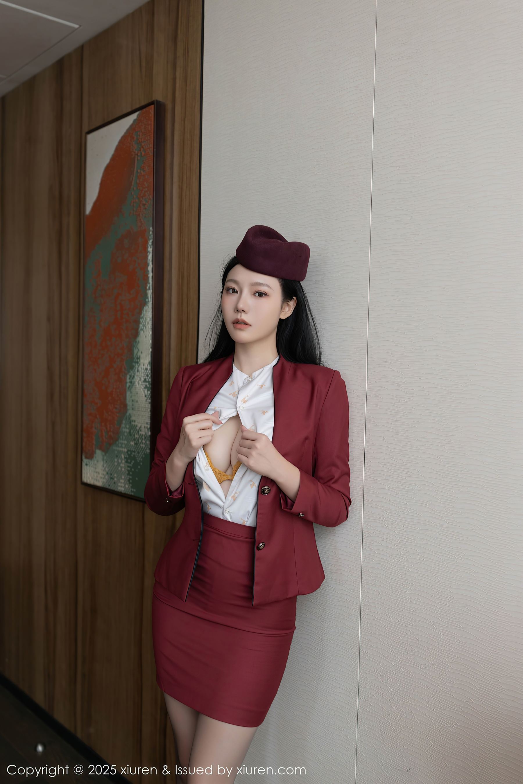 [XiuRen秀人网] No.10333 安然anran 空姐制服