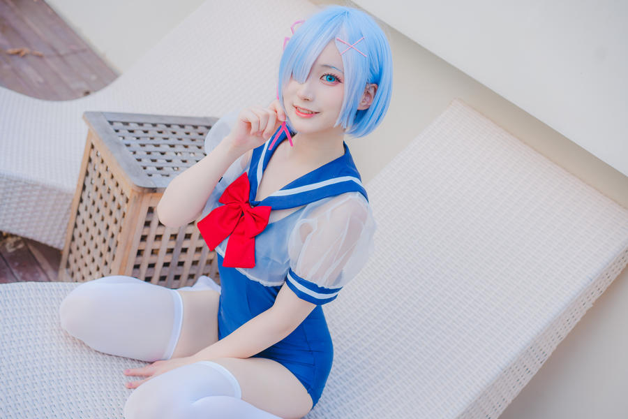 幼愛Youmeko-No.024 – 蕾姆泳装 [18P]