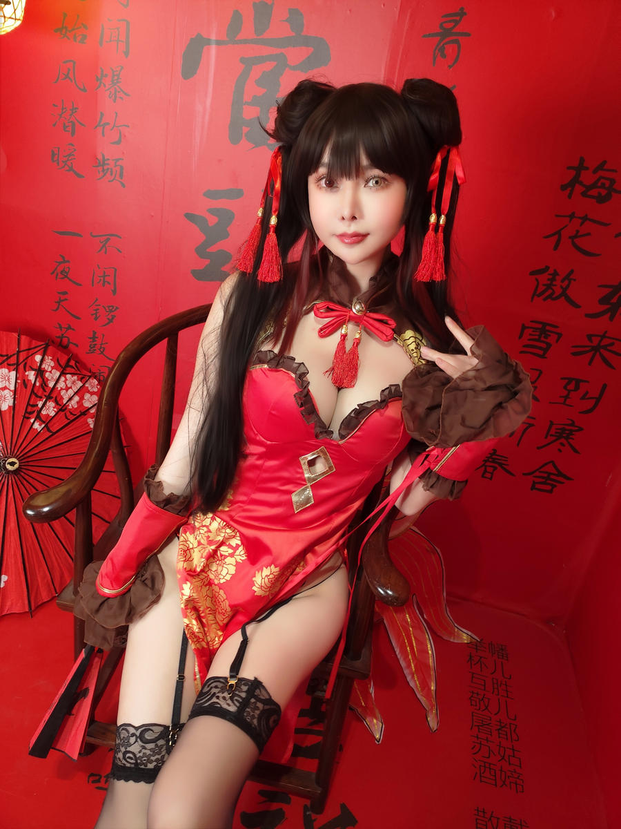 亚马逊鲶鱼-No.030 – 时崎狂三 旗袍 [25P 1V]
