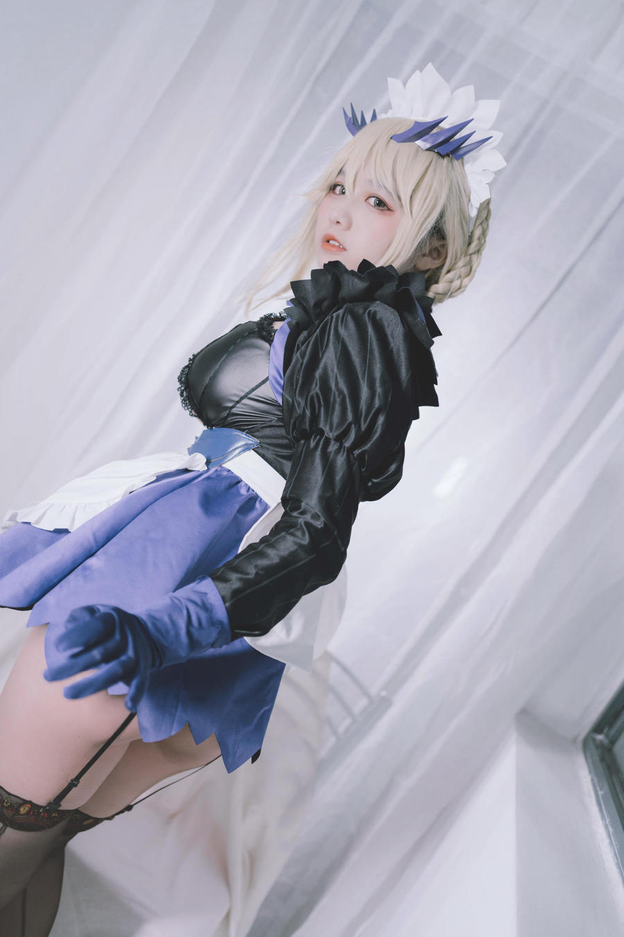 阿半今天很开心-No.050 – FGO 黑枪呆女仆 [68P]