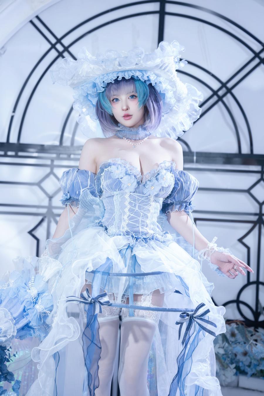 清水由乃-No.085 – 碧蓝航线 柴郡废稿礼服 [42P]