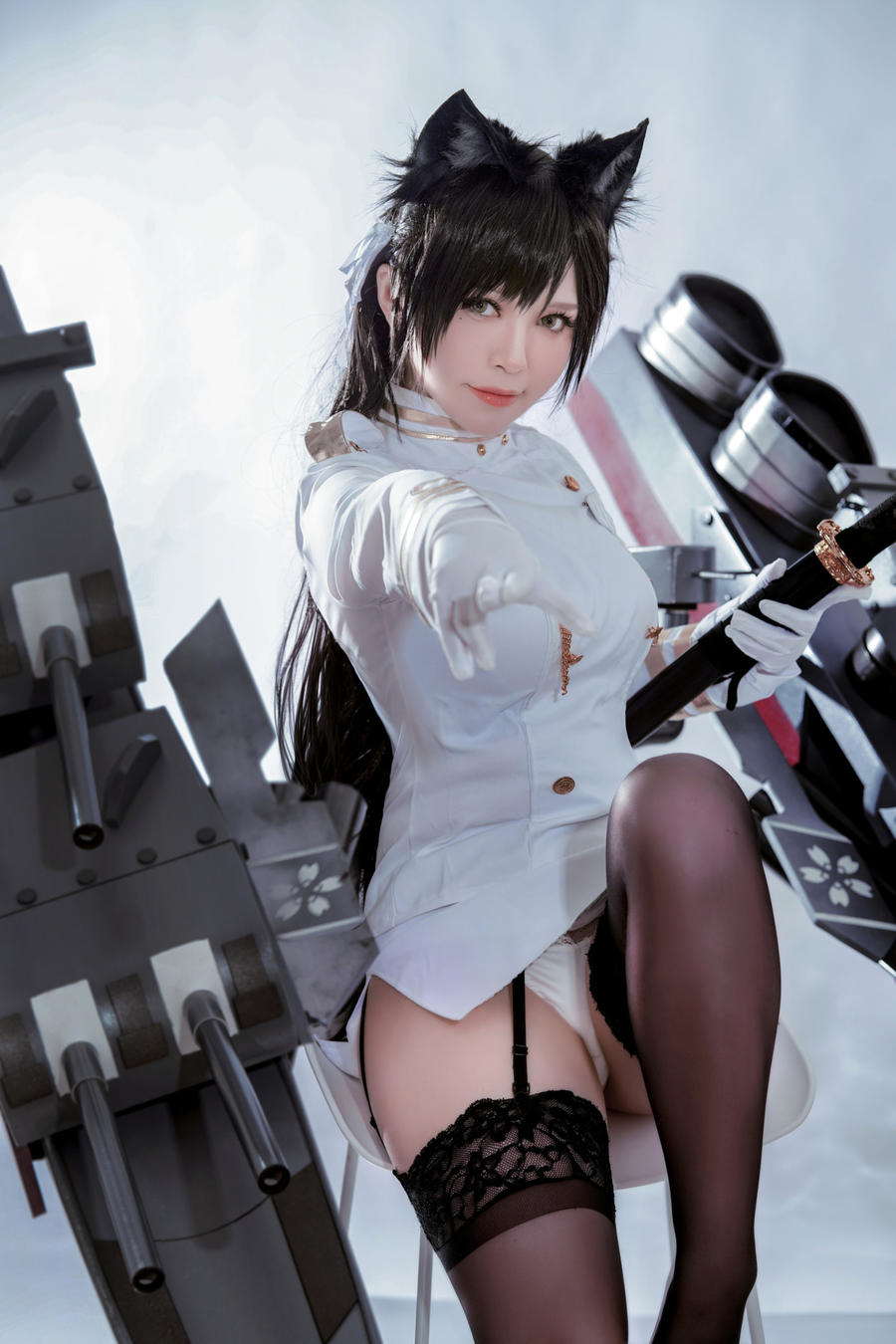 半半子-No.082 – 碧蓝航线 爱宕 [45P]