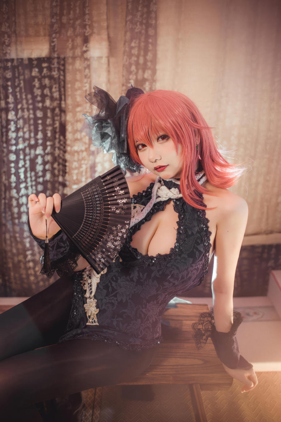 是一只熊仔吗-No.040 – 碧蓝航线 黑太子旗袍 [19P]