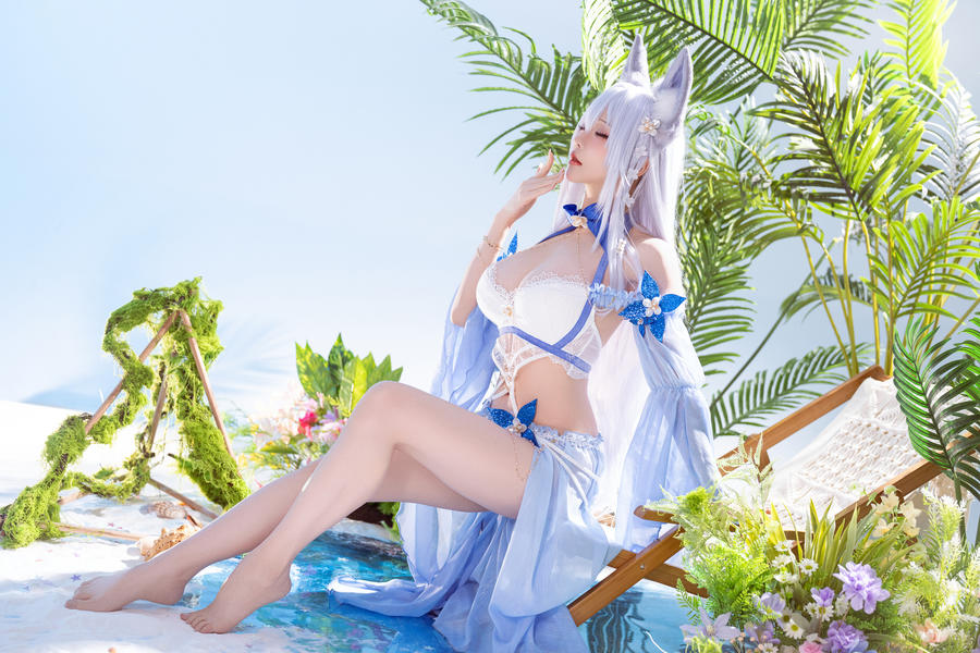 星之迟迟-No.304 – 2026年01月计划C 碧蓝航线 信浓泳装 [52P]