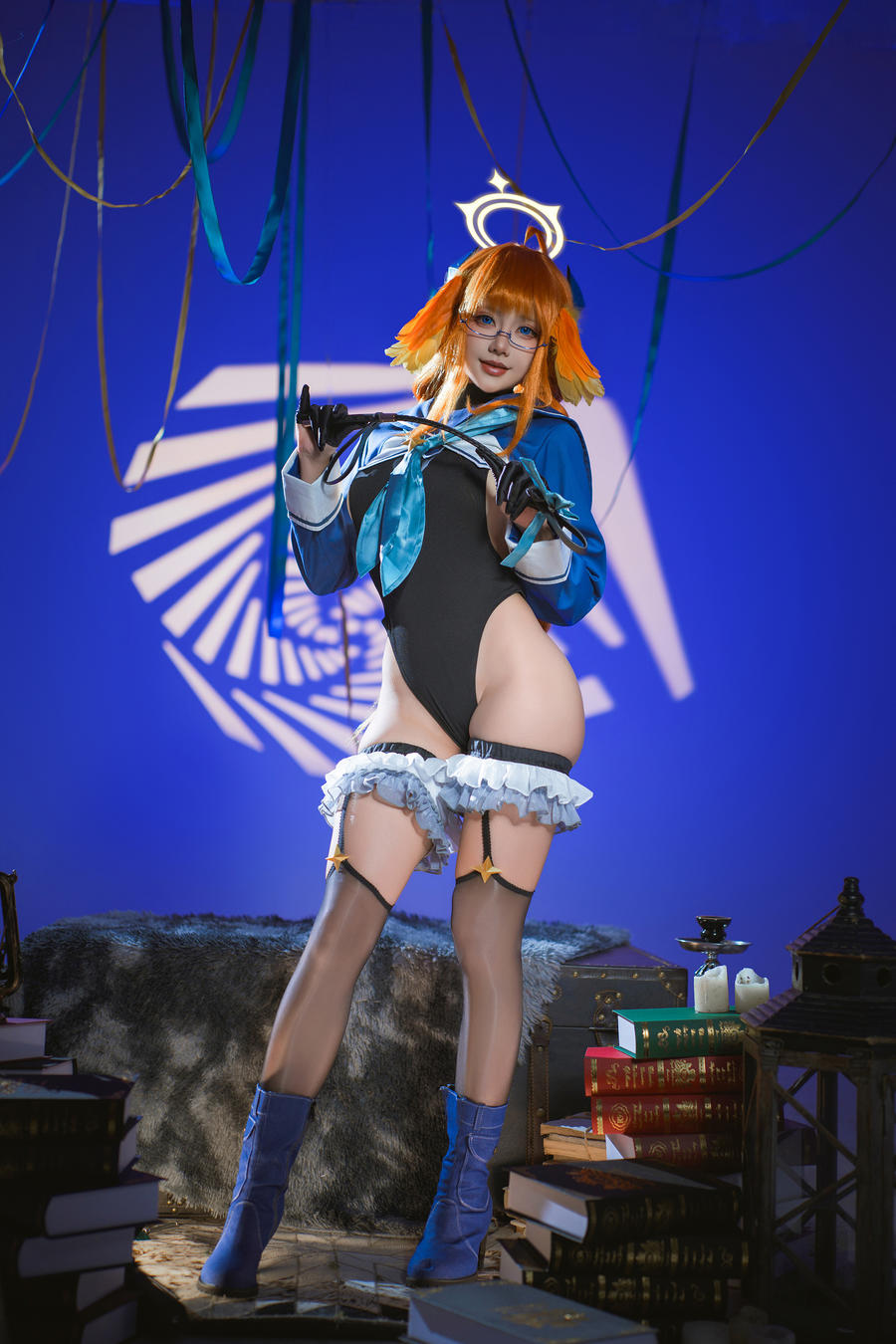 是一只熊仔吗-No.044 – 蔚蓝档案 圆堂志美子·邪恶女干部 [40P]