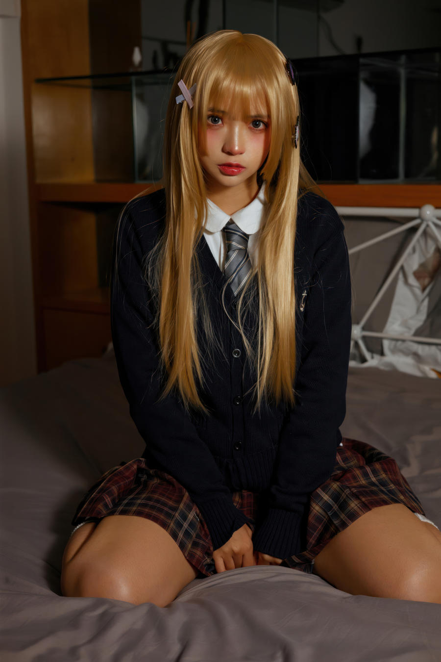疯猫ss-No.165 – 黑皮JK [40P]